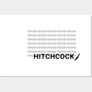 Psycho Hitchcock Posters and Art